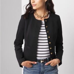 WHBM - Cropped Luxe Stretch Jacket